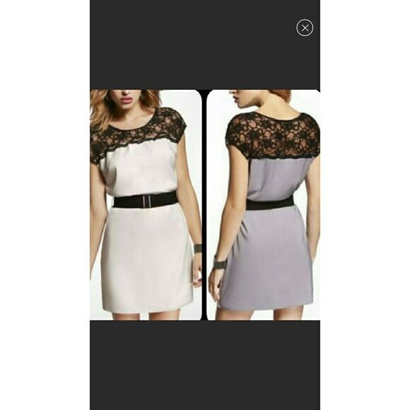 Express Colorblock white grey belted - Picture 6 of 6